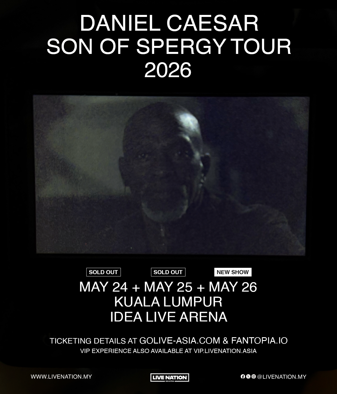 [Malaysia] Daniel Caesar - Son of Spergy Tour