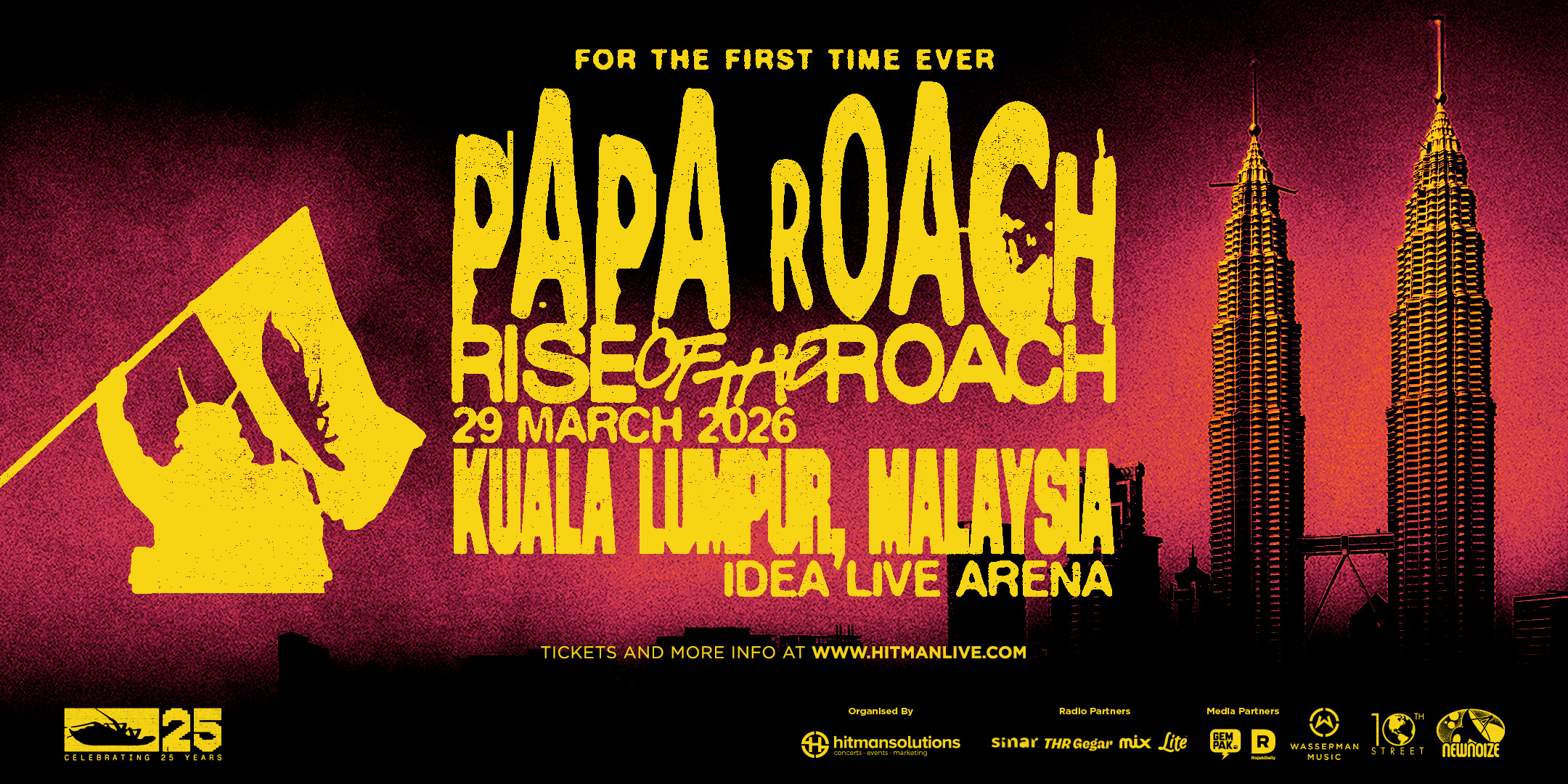 [Malaysia] PAPA ROACH RISE OF THE ROACH LIVE IN MALAYSIA
